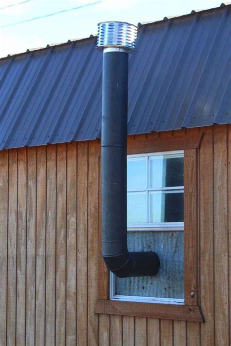 Your <b>chimney</b> has to be tall enough where the top of the <b>chimney</b> is level 10 feet away from the roof surface, or taller than the ridge. . Diy wood stove chimney pipe